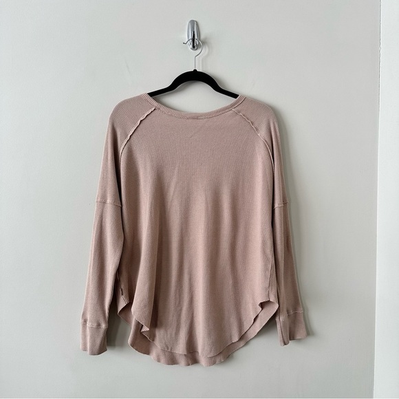 Aritzia-tna Alder Waffle Nude Thermal (Size:Medium) - Picture 3 of 9